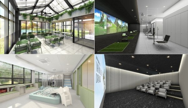 고품격 커뮤니티와 넉넉한 주차공간